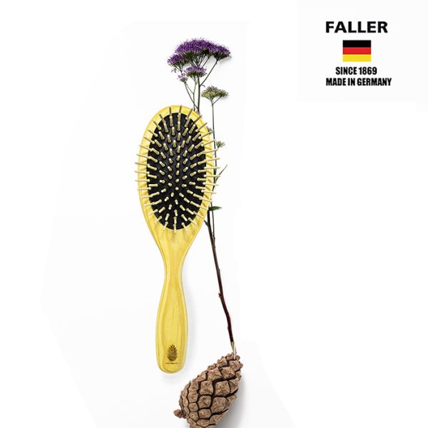 FALLER德國芙樂森詠木香德國製FSC大尺寸氣墊松木好按摩木齒梳 氣墊好按摩梳 梳頭按摩護髮：圖片 3