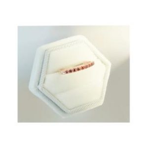 【BIOAM 佰歐安】莫桑鑽線戒/排戒紅寶石純銀18K貴人運一入(女王節/過爐款/莫桑鑽戒指/不過敏)