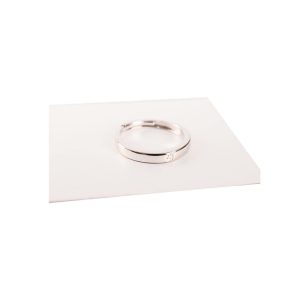 【BIOAM 佰歐安】吉星高鑽戒莫桑鑽純銀18K開口戒/排戒一入(好運節/過爐款/莫桑鑽戒指/新年禮物)