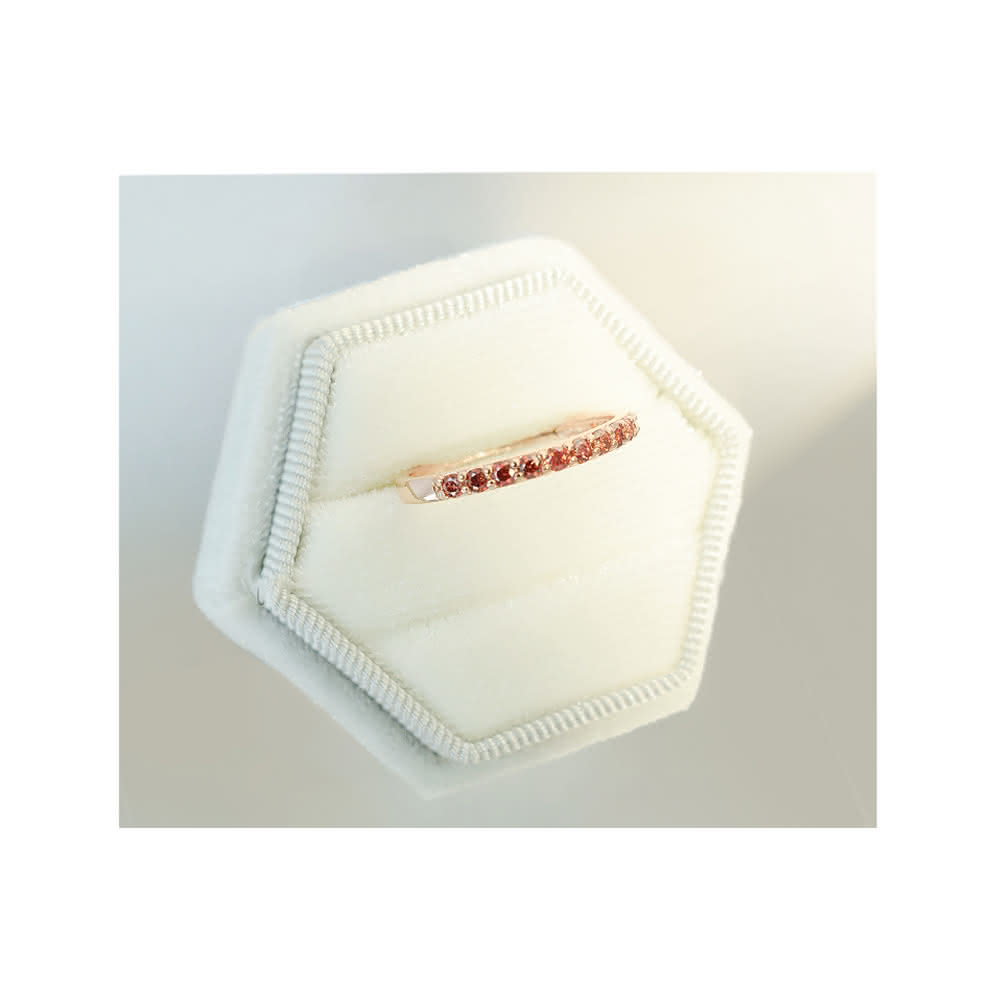 【BIOAM 佰歐安】紅寶石莫桑鑽純銀18K貴人運線戒/排戒一入(好運節/過爐款/莫桑石戒指/好運節)