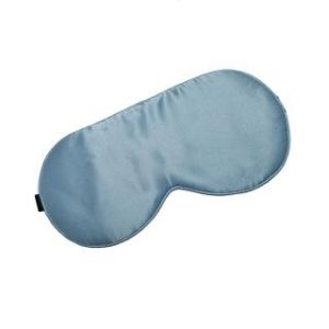 【BIOAM 佰歐安】天然蠶絲大尺寸舒眠眼罩水嫩藍(蠶絲眼罩/睡眠遮光熟睡/女王節)