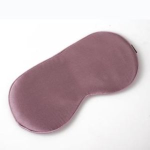 【BIOAM 佰歐安】天然蠶絲大尺寸舒眠眼罩深紫金(蠶絲眼罩/睡眠遮光熟睡/女王節)