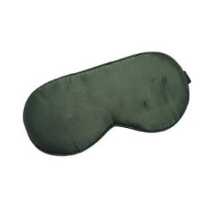 【BIOAM 佰歐安】天然蠶絲大尺寸舒眠眼罩深邃綠(蠶絲眼罩/睡眠遮光熟睡/女王節)