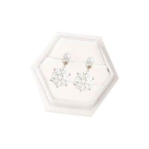 【BIOAM 佰歐安】一克拉搖曳湖泊珍珠莫桑鑽耳環(女王節/莫桑鑽耳環/珍珠耳環/不過敏)