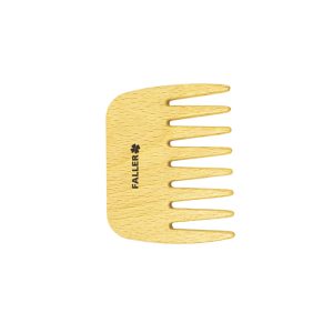 【FALLER 芙樂】德國製掌上型寬木齒梳 特捲髮也可用 FSC優質木材(扁梳/梳頭造型美容/好運節)