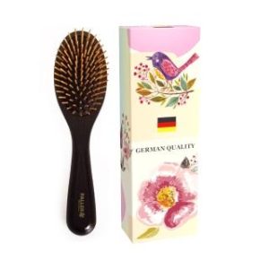 【FALLER 芙樂】德國製FSC大尺寸梣木氣墊木齒梳防靜電(氣墊梳/梳頭按摩美容/女王節)