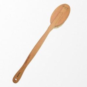 【FALLER 芙樂】德國製特長柔軟白豚鬃筋膜放鬆按摩刷一體式乾刷(乾刷/沐浴按摩美容/女王節)