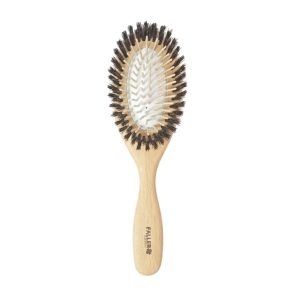 【FALLER 芙樂】德國製黑豚鬃護髮修復SPA木齒梳(護髮SPA梳/梳頭按摩美容/年貨節)