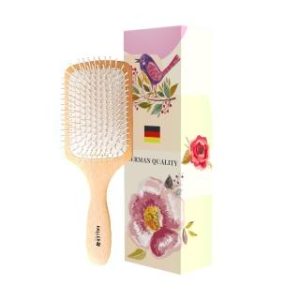 【FALLER 芙樂】德國製FSC櫸木氣墊木齒梳防靜電柔順直髮(氣墊梳/梳頭按摩美容/女王節)