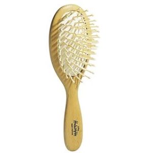 【FALLER 芙樂】德國製FSC大尺寸橢圓圓珠櫸木氣墊木齒梳(氣墊梳/梳頭按摩美容/女王節)