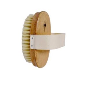 【BRAUN WETTBURG 珀薇】德國製白豚鬃按摩乾刷(乾刷/沐浴按摩美容/女王節)