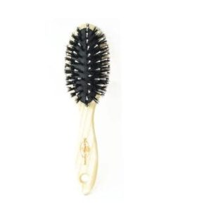 【BRAUN WETTBURG 珀薇】德國製 梣木圓形隨身豚鬃纖維氣墊梳(氣墊梳/梳頭按摩美容/女王節/梣木)