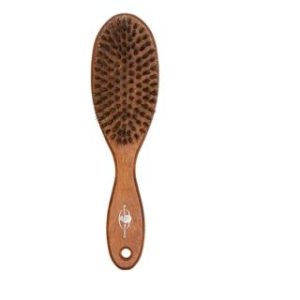 【BRAUN WETTBURG 珀薇】德國製 好質感厚實FSC原木天然豚鬃順髮梳(豬鬃梳/梳頭造型美容/女王節)