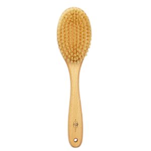 【BRAUN WETTBURG 珀薇】德國製白豚鬃HOME SPA沐浴清潔刷(厚刷/沐浴按摩美容潔顏/好運節)