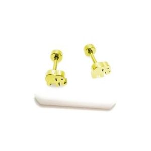 【耀眼美人】微觀現象鈦閃耀/鈦鋼耳環鎖式耳環一對入(過爐款/耳環/造型美容美感品味/女王節)