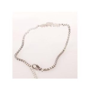 【耀眼美人】銀色象前行鈦閃耀/鈦鋼手鍊/手環一入(過爐款/手鍊/可碰水/女王節)