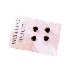 【耀眼美人】紅寶石愛心鋯石鑽養耳棒鈦閃耀/鈦鋼耳環(過爐款/女王節/造型美容美感品味)