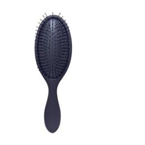 【耀眼美人】乾溼可用柔珠氣墊好按摩髮梳深邃黑(氣墊梳/造型梳頭美容/女王節)