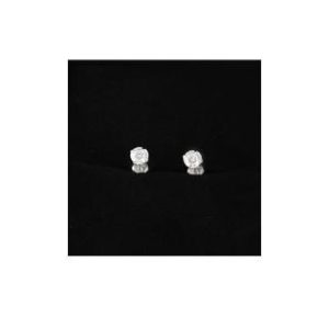 【耀眼美人】超閃耀6分莫桑鑽耳環鈦閃耀/鈦鋼耳環後鎖式(女王節/過爐款/莫桑鑽耳環/不過敏)