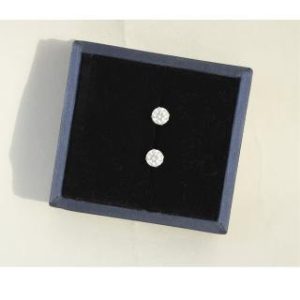 【耀眼美人】超閃耀一點六克拉莫桑鑽耳環鈦閃耀/鈦鋼後鎖式(過爐款/八心八箭/莫桑鑽耳環/女王節)