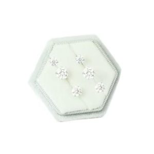 【耀眼美人】超閃耀60分一克拉一點六克拉莫桑鑽耳環套組鈦鋼後鎖式(女王節/過爐款/莫桑鑽耳環/不過敏)