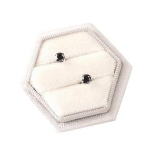 【耀眼美人】超閃耀60分黑鑽皇冠莫桑鑽耳環鈦閃耀/鈦鋼耳環後鎖式(黑鑽/八心八箭/莫桑鑽耳環/女王節)