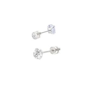 【耀眼美人】趨吉雙鋯長杆耳飾(女王節/招財升運過爐款/厚耳垂用/)